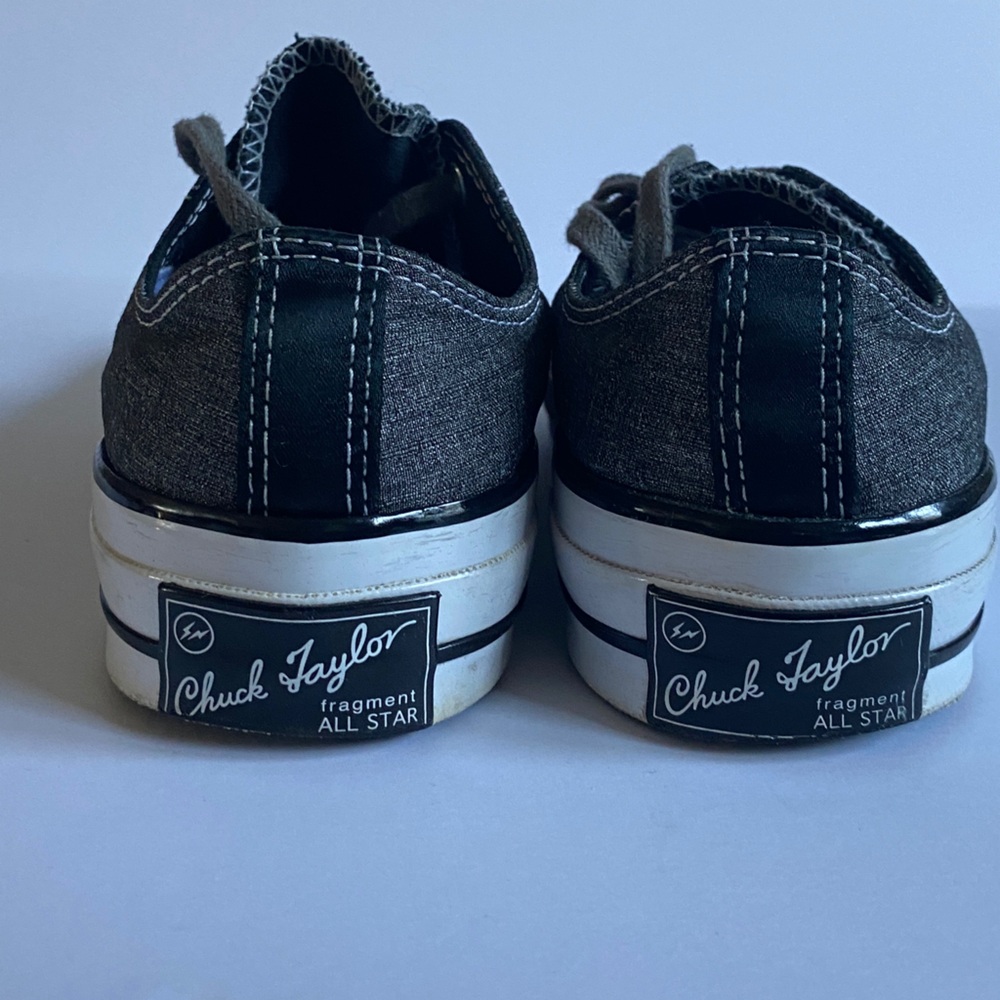 Converse Fragment Chuck Taylor All Star Unisex Charcoal Canvas Sneakers - Picture 10 of 10